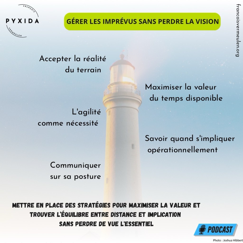Gérer les imprévus sans perdre la&nbsp;vision