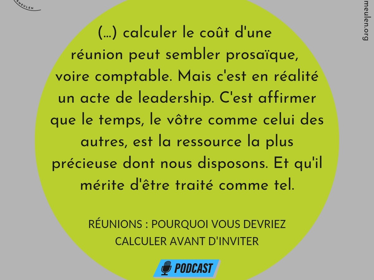 Réunions : Pourquoi vous devriez calculer avant&nbsp;d&rsquo;inviter