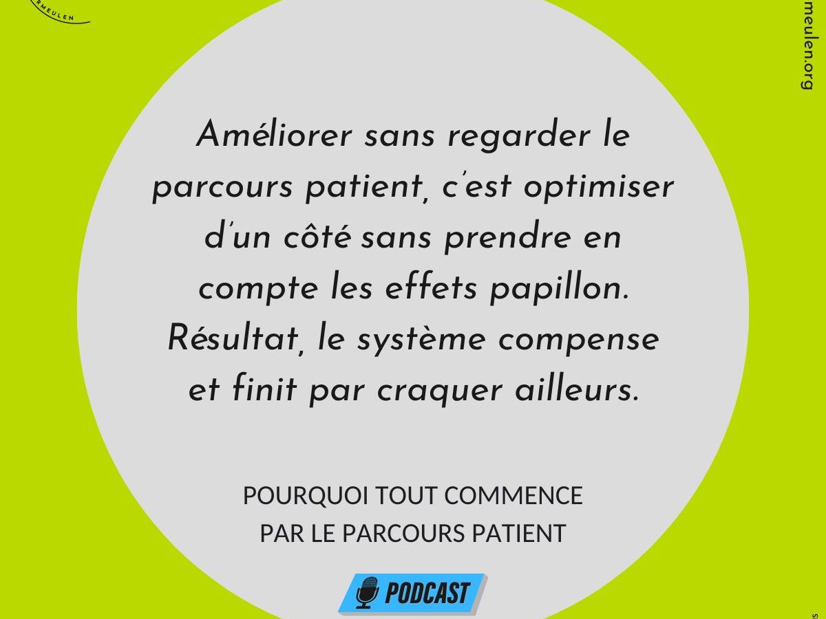 Pourquoi tout commence par le parcours&nbsp;patient